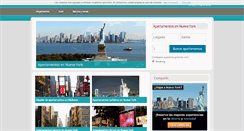 Desktop Screenshot of apartamentosennuevayork.net